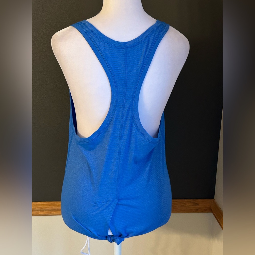 Lululemon Tie It Up Singlet Tank Heathered Wild Bluebell Size 6 - Picture 4 of 6